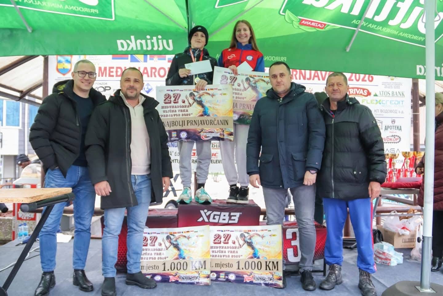 Наш Александар на уличној трци у Прњавору